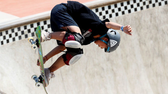 Misugu Okamoto, campeona mundial de skate park con 13 años